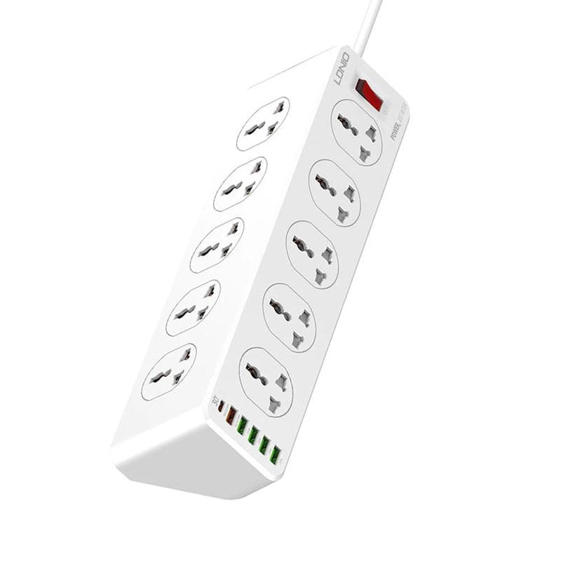 32W 6-Port USB Charger Power Strip SC10610