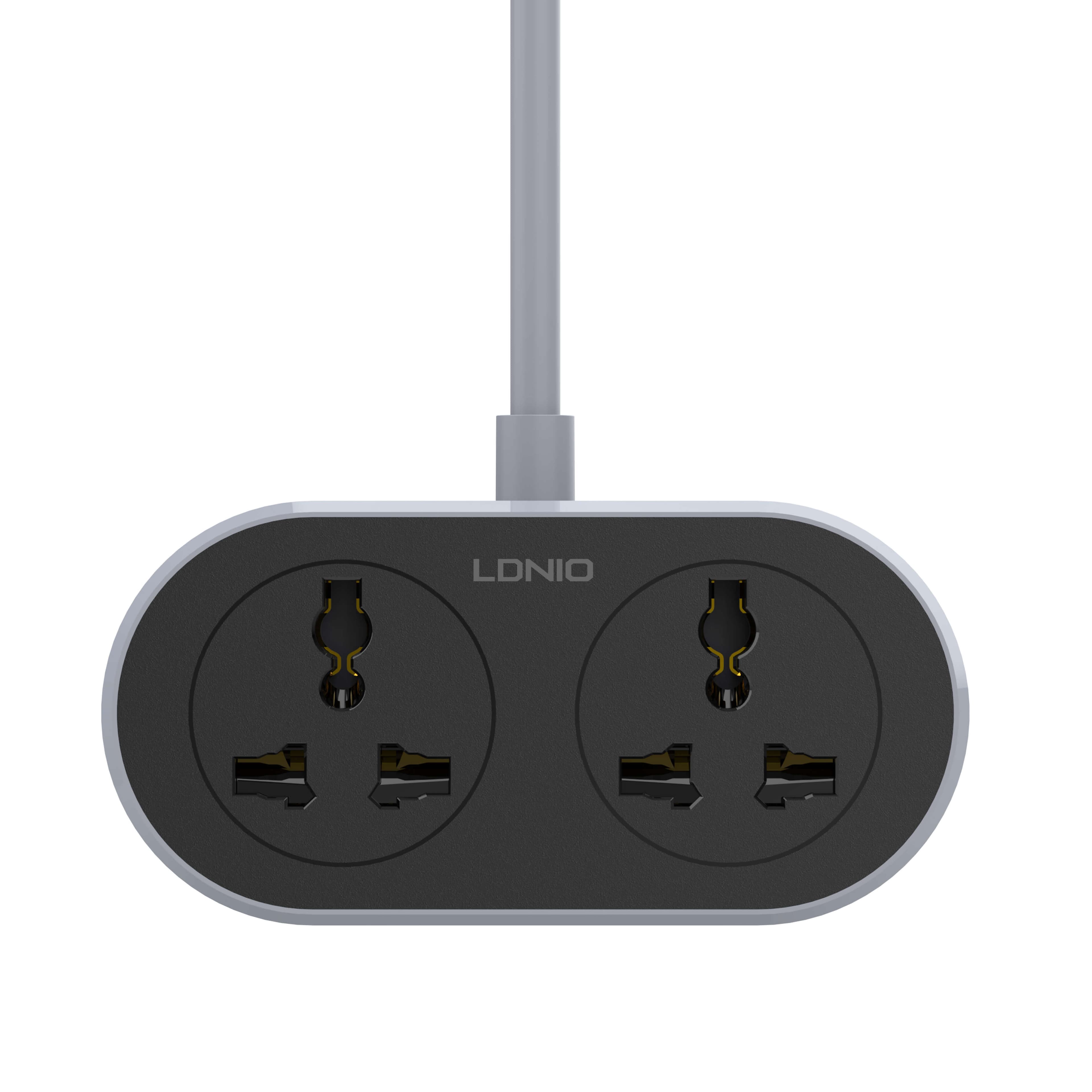 2 AC Outlet Universal Extension Power Socket