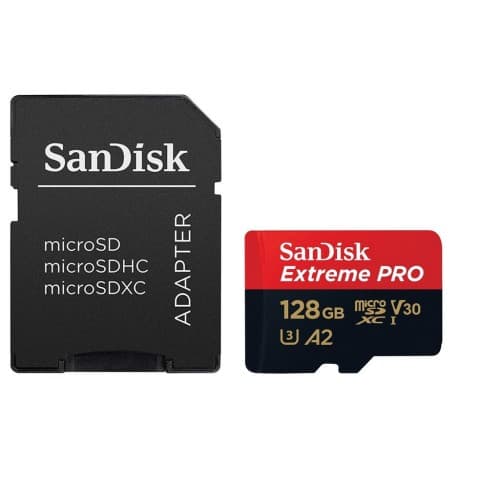 Sandisk Extreme Pro 128GB 200mb/s | 90 MB/S MicroSDXC UHS-1 Memory Card 
